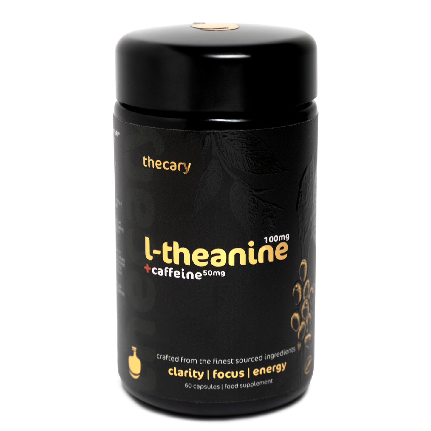 L-Theanine 100mg + Caffeine 50mg | 60 Capsules