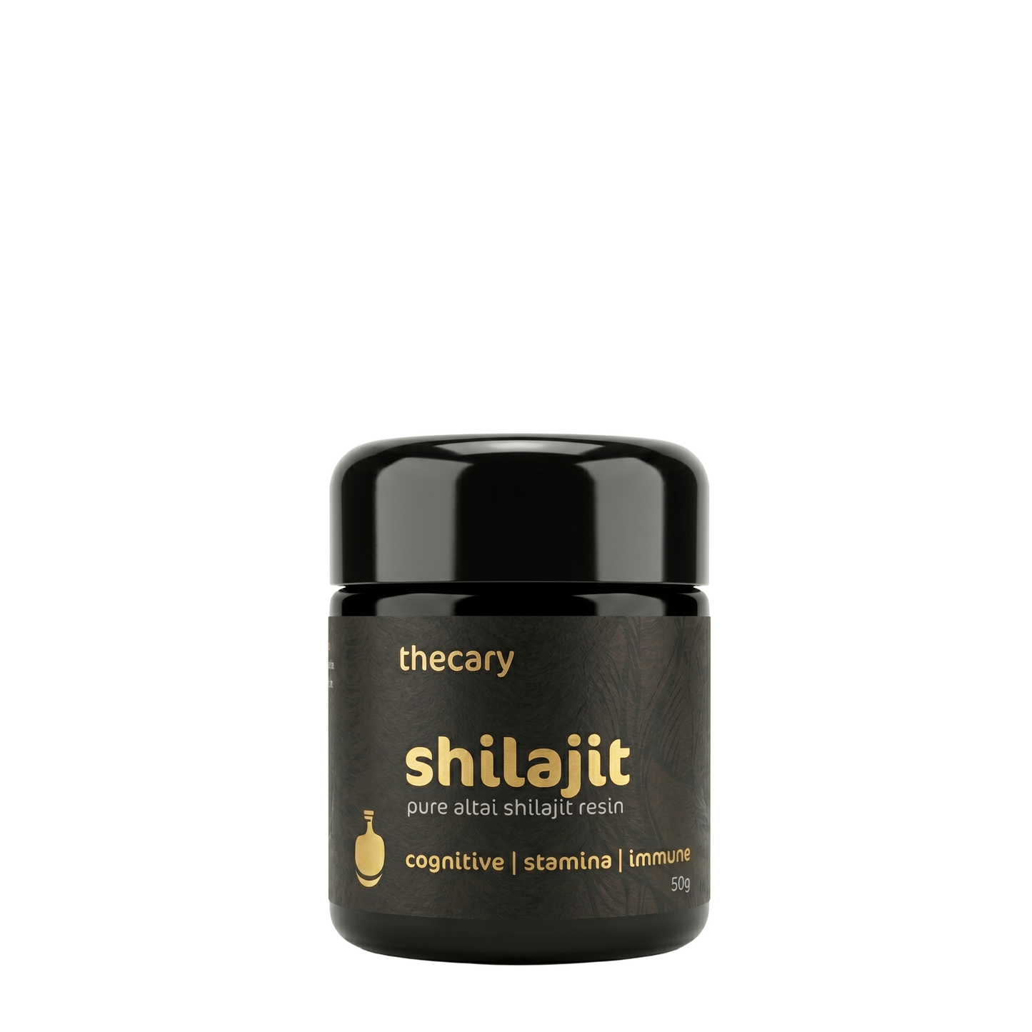 thecary Altai Shilajit Resin 50g jar, pure Himalayan shilajit with fulvic acid