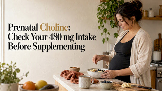 Pregnant woman preparing a meal at home