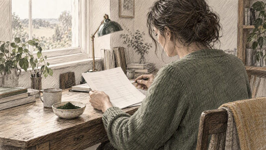 Shopper reviewing supplement ingredient sourcing