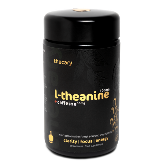 L-Theanine 100mg + Caffeine 50mg | 60 Capsules