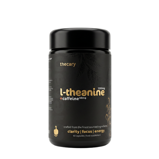 L-Theanine 100mg + Caffeine 50mg — 60 Vegan Capsules
