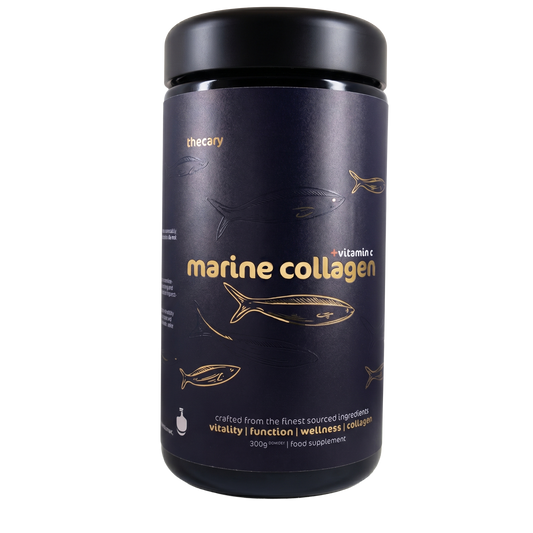 thecary Marine Collagen and Vitamin C 300g pouch, hydrolysed Type 1 marine collagen UK