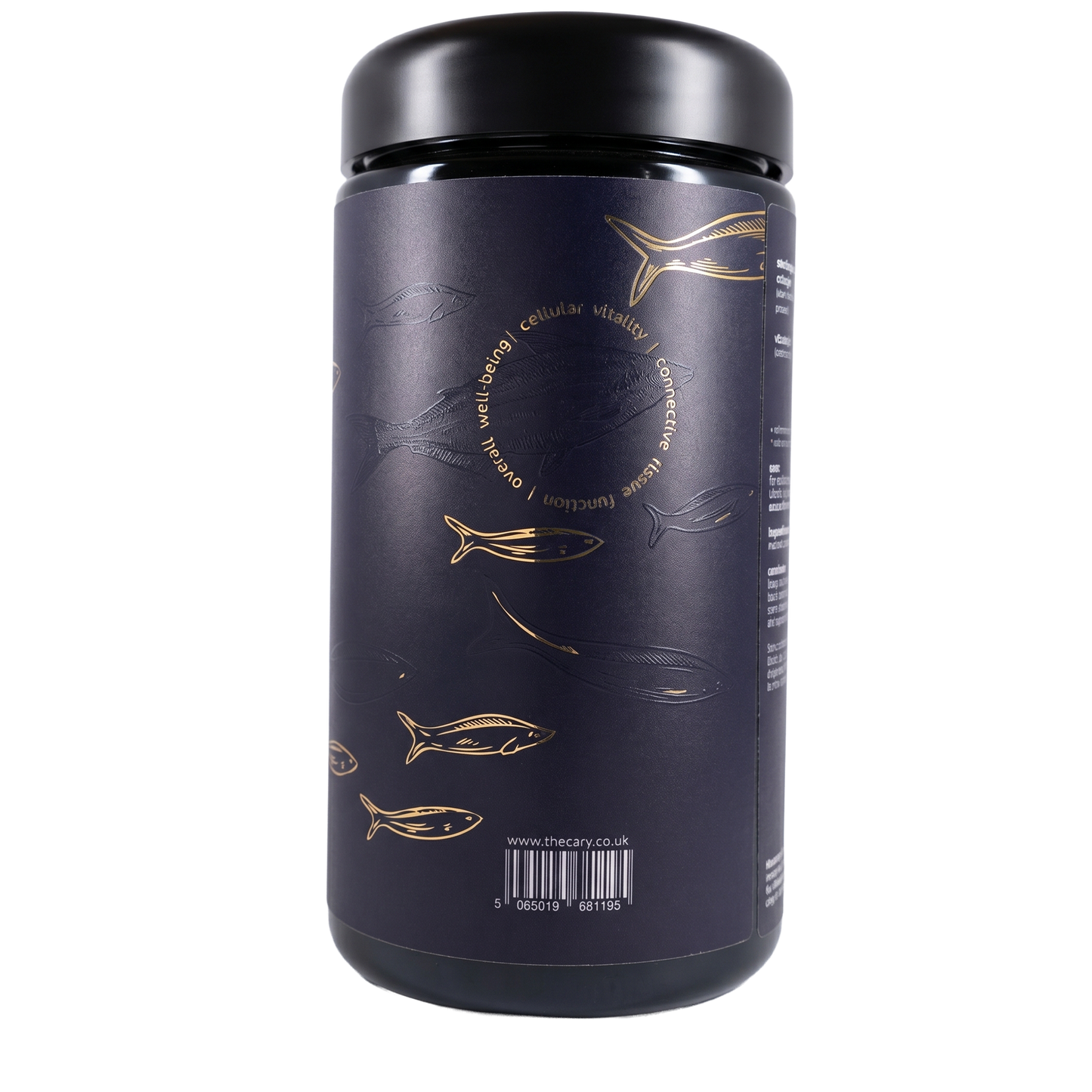 thecary Marine Collagen and Vitamin C 300g, showing supplement information
