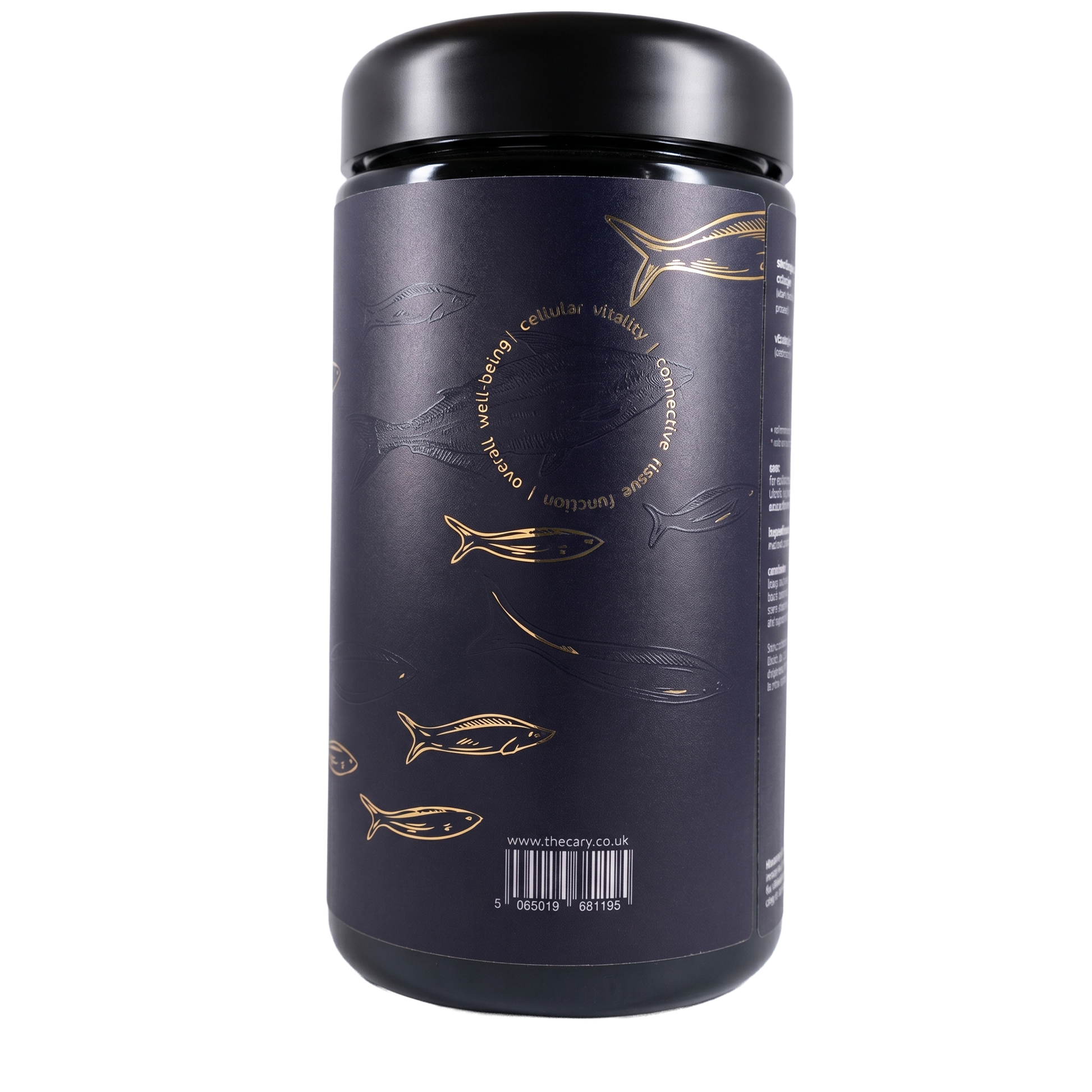 thecary Marine Collagen and Vitamin C 300g, showing supplement information