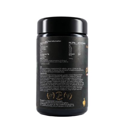 thecary Plant Super Blend with Vitamin C 100g, showing pouch detail